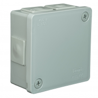 PUSZKA N/T 86X86X40MM IP55 DEKIEL NA 2 WKRĘTY POPIEL VP 022-03. - 61.127 - ZAKŁAD PRODUKCYJNO - HANDLOWY "ELEKTRO-PLAST" SPÓŁKA Z OGRANICZONĄ ODPOWIEDZIALNOŚCIĄ