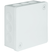 PUSZKA N/T 86X86X40MM IP55 DEKIEL NA 2 WKRĘTY Z OSŁONĄ BIAŁA VP 023-01. - 61.131 - ZAKŁAD PRODUKCYJNO - HANDLOWY "ELEKTRO-PLAST" SPÓŁKA Z OGRANICZONĄ ODPOWIEDZIALNOŚCIĄ