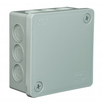 PUSZKA N/T 86X86X40MM IP55 DEKIEL NA 2 WKRĘTY Z OSŁONĄ POPIEL VP 023-03. - 61.133 - ZAKŁAD PRODUKCYJNO - HANDLOWY "ELEKTRO-PLAST" SPÓŁKA Z OGRANICZONĄ ODPOWIEDZIALNOŚCIĄ