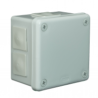 PUSZKA N/T 98X98X65MM IP55 BEZ ZACISKÓW DEKIEL NA 4 WKRĘTY POPIEL VP 043-03. - 61.150 - ZAKŁAD PRODUKCYJNO - HANDLOWY "ELEKTRO-PLAST" SPÓŁKA Z OGRANICZONĄ ODPOWIEDZIALNOŚCIĄ