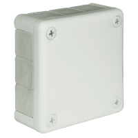 PUSZKA NATYNK 118X118X46MM BEZ ZACISKÓW DEKIEL NA 4 WKRĘTY IP55 BIAŁY VP 051-01 - 61.153 - ZAKŁAD PRODUKCYJNO - HANDLOWY "ELEKTRO-PLAST" SPÓŁKA Z OGRANICZONĄ ODPOWIEDZIALNOŚCIĄ