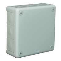 PUSZKA NATYNK 118X118X46MM BEZ ZACISKÓW DEKIEL NA 4 WKRĘTY IP55 POPIEL VP 051-03 - 61.155 - ZAKŁAD PRODUKCYJNO - HANDLOWY "ELEKTRO-PLAST" SPÓŁKA Z OGRANICZONĄ ODPOWIEDZIALNOŚCIĄ