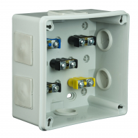 PUSZKA N/T 118X118X68 IP55 Z ZACISKAMI DEKIEL NA 4 WKRĘTY POPIEL VP 053-53. - 61.168 - ZAKŁAD PRODUKCYJNO - HANDLOWY "ELEKTRO-PLAST" SPÓŁKA Z OGRANICZONĄ ODPOWIEDZIALNOŚCIĄ