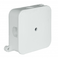 PUSZKA N/T 88X88X40MM IP44 400V DEKIEL NA WKRĘT PUSTA BIAŁA VP 061-01. - 61.169 - ELEKTROPLAST OPATÓWEK