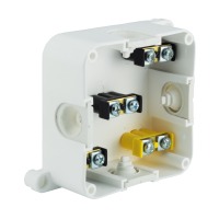 PUSZKA N/T 88X88X40MM IP44 400V DEKIEL NA 4 WKRĘTY Z ZACISKAMI BIAŁA VP 064-51. - 61.172 - ELEKTROPLAST OPATÓWEK