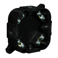 PUSZKA N/T 88X88X40MM IP44 400V Z ZACISKAMI CZARNA VP 074-55. - 61.176 - ZAKŁAD PRODUKCYJNO - HANDLOWY "ELEKTRO-PLAST" SPÓŁKA Z OGRANICZONĄ ODPOWIEDZIALNOŚCIĄ