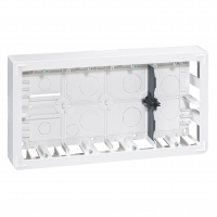 PUSZKA NATYNKOWA - 2X10 MODUŁY POZIOMOW 46MM DO UCHYTU 0802 66 MOSAIC - 080278 - LEGRAND
