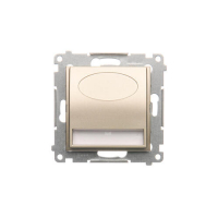 Oprawa oświetleniowa LED, 14 V DC, 0.42 W, białe ciepłe 3100 K; złoty mat !Wymagany zasilacz 14V - DOS14.01/44 - KONTAKT SIMON