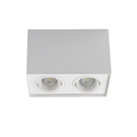 OPRAWA SUFITOWA PUNKTOWA N/T 2xGU10 LED MAX.25W BIAŁY IP20 GORD DLP 250-W - 25473 - KANLUX