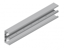 Kanał naścienny dwutorowy KSd215H68/2 1,00 mm - 960121 - BAKS