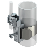 OBEJMA TAŚMOWA UZIEMIAJĄCA DO RUR 3/8-4 CALE STAL NIERDZEWNA 40CM - 5057523 - OBO