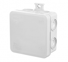 PUSZKA N/T 75X75X39, 7 MEMBRAN SZARY E7 - 0296-00 - ELEKTRO-PLAST NASIELSK