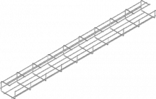 Korytko siatkowe  KGS60H60/3  - 910106 - BAKS