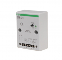 Sterownik roletowy, dwuprzyciskowy STR-21 napięcie 230V AC - STR-21 - F&F
