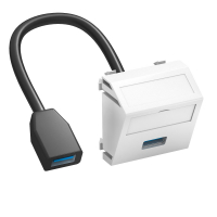 WSPORNIK MULTIMEDIA ZE ZŁĄCZEM, USB3.0 A-A MTS-U3A F RW1. - 6104934 - OBO
