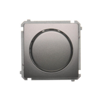 Ściemniacz naciskowo-obrotowy jednobiegunowy do LED ściemnialnych 230V (moduł); stal inox - BMS9L.01/21 - KONTAKT SIMON
