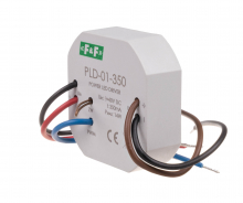 Zasilacz LED mocy nap. wej. 5÷40V DC, montaż w puszce O60, 350W - PLD-01-350 - F&F