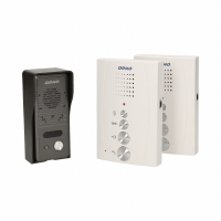 Zestaw domofonowy jednorodzinny z interkomem, bezsłuchawkowy, biały, ELUVIO INTERCOM. - OR-DOM-RE-920/W - ORNO