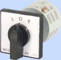ŁĄCZNIK KRZYWKOWY W OBUDOWIE E12-42 ZMIANA KIERUNKU OBROTÓW L-0-P IP-65 - 921202 - ELEKTROMET DZIERŻONIÓW