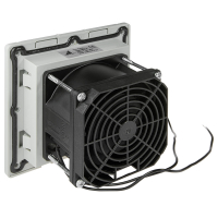 WENTYLATOR ŚCIENNY Z FILTREM 4 WBUDOWANE KLAMRY ZAPADKOWE 120X120X24MM 12W 120V AC/230V AC SZARY WEF4 - 86.204 - ELEKTROPLAST OPATÓWEK
