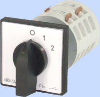 ŁĄCZNIK KRZYWKOWY W OBUDOWIE E12-32 ZMIANA LICZBY OBROTÓW 0-1-2 IP-65 - 921232 - ELEKTROMET DZIERŻONIÓW
