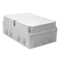 PUSZKA NATYNK 348X228X142MM Z DŁAWICAMI IP65 HERMETYCZNA SZARY PH-5A,3 - 28.53 - ZAKŁAD PRODUKCYJNO - HANDLOWY "ELEKTRO-PLAST" SPÓŁKA Z OGRANICZONĄ ODPOWIEDZIALNOŚCIĄ