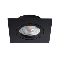 OPRAWA SUFITOWA PUNKTOWA P/T IP20 GX5.3 CZARNA KWADRAT DALLA CT-DTL50-B - 22433 - KANLUX