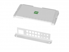 MSF PATCH-PANEL 18-PORTOWY METALOWY + POKRYWA - 2000-48 - ELEKTRO-PLAST NASIELSK