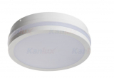 PLAFONIERA LED IP54 18W 1550lm 4000K Z MIKROFALOWYM CZUJNIKIEM RUCHU BIAŁY BENO NW-O-SE W - 32944 - KANLUX