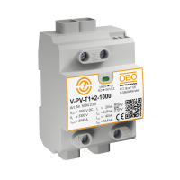 Ogranicznik przepięć 1000Vdc V-PV-T1+2-1000 - 5094230 - OBO