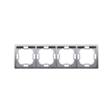 RAMKA POCZWÓRNA INOX BASIC - BMR4/21 - KONTAKT SIMON