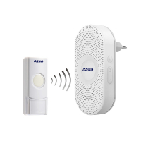 LONGA AC, dzwonek bezprzewodowy, sieciowy, learning system, 36 dźwięków, 300m - OR-DB-QX-155 - ORNO