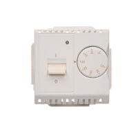 Regulator temperatury z czujnikiem zewnętrznym, 16A, 230V~. Montaż gniazda na wkręty do puszki; biały - BMRT10ZS.02/11 - KONTAKT SIMON