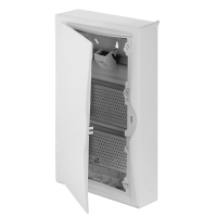ROZDZIELNIA RN 3/36 MULTIMEDIALNA (N+PE) IP 40 DRZWI BIAŁE ECONOMIC BOX - 2506-20 - ELEKTRO-PLAST NASIELSK