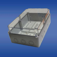 OBUDOWA HERMETYCZNA BEZ WYPOSAŻENIA 348X228X142 OH-5A.2  - 29.52 - ZAKŁAD PRODUKCYJNO - HANDLOWY "ELEKTRO-PLAST" SPÓŁKA Z OGRANICZONĄ ODPOWIEDZIALNOŚCIĄ