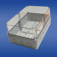 OBUDOWA HERMETYCZNA BEZ WYPOSAŻENIA 348X228X166 OH-5B.2  - 29.55 - ZAKŁAD PRODUKCYJNO - HANDLOWY "ELEKTRO-PLAST" SPÓŁKA Z OGRANICZONĄ ODPOWIEDZIALNOŚCIĄ