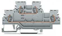 ZŁĄCZKA DWUPIĘTROWA 1.5MM2 SZARA - 279-501 - WAGO
