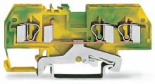 ZŁĄCZKA PE 3-PRZEWODOWA 4 MM2 ŻÓŁTO-ZIELONA. - 281-687 - WAGO