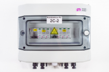 ROZDZIELNICA DC 2C-2 1000V 2 MODUŁY 1000V/ 2 PARY WEJŚĆ DO FALOWNIKA PV TYP 2 - POLM-FV3 - Polmont Group Sp. z o.o.