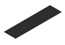 Guma wibroizolacyjna podkładowa SBV50X500 5,00 mm - 895501 - BAKS