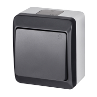 HERMES ŁNT 'DZWONEK' ANTRACYT ip44 - 0337-07 - ELEKTRO-PLAST NASIELSK