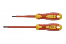 ZESTAW ŚRUBOKRĘTÓW IZOLOWANYCH 1000V - 2 SZT. - HT1S990 - HOGERT