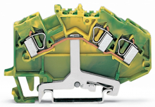 3-przewodowa złączka PE 4 mm2, żółto-zielony - 781-637 - WAGO