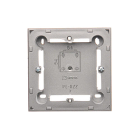 Puszka natynkowa płytka (31mm) pojedyncza; stal inox - MPN1/21 - KONTAKT SIMON
