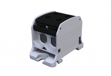 ZŁĄCZKA SZYNOWA GWINTOWA STB 50-2 AL/CU 87320 SIMBLOCK CZARNY - 81002007 - SIMET