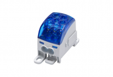 BLOK ROZDZIELCZY UNIWERSALNY SUB 160 AL/CU 82040 SIMBLOCK NIEBIESKI - 81653003 - SIMET