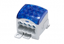 BLOK ROZDZIELCZY UNIWERSALNY SUB 270 AL/CU 82070 SIMBLOCK NIEBIESKI - 81655003 - SIMET