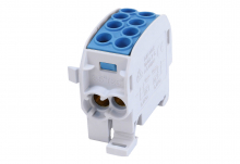 BLOK ROZDZIELCZY ODGAŁĘŹNY SCB 35 AL/CU 80210 SIMBLOCK NIEBIESKI - 81502003 - SIMET