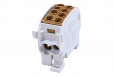 BLOK ROZDZIELCZY ODGAŁĘŹNY SCB 35 AL/CU 80210 SIMBLOCK BRĄZOWY - 81502015 - SIMET