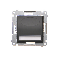 Oprawa oświetleniowa LED, 230 V AC, 1.1 W, białe ciepłe 3100 K; czarny - DOS.01/49 - KONTAKT SIMON